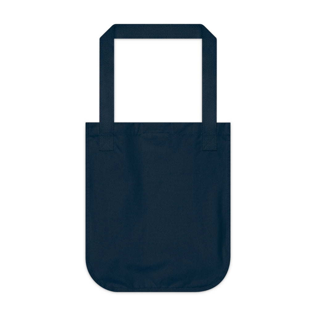Tote Bag — "Lord Walk Me Through" Sunset Flame Organic Canvas Tote