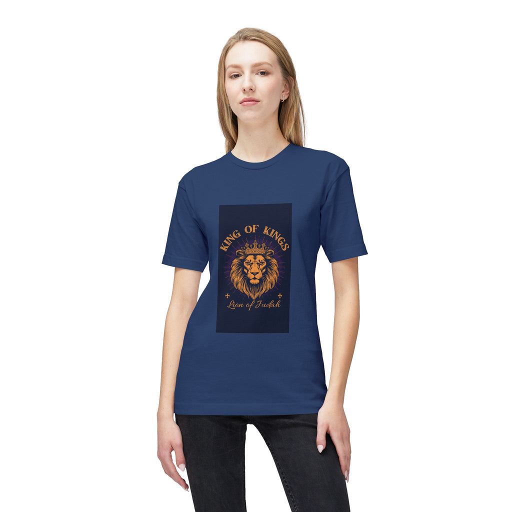 King of Kings Lion T-Shirt – Born of Faith Christian Graphic Tee