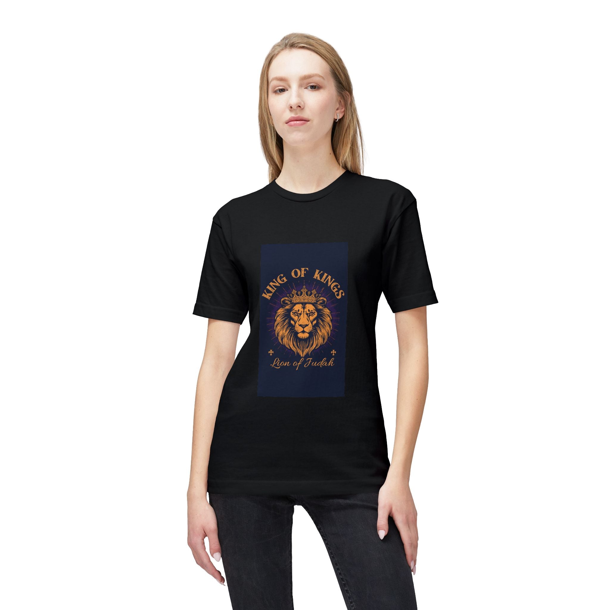 King of Kings Lion T-Shirt – Born of Faith Christian Graphic Tee