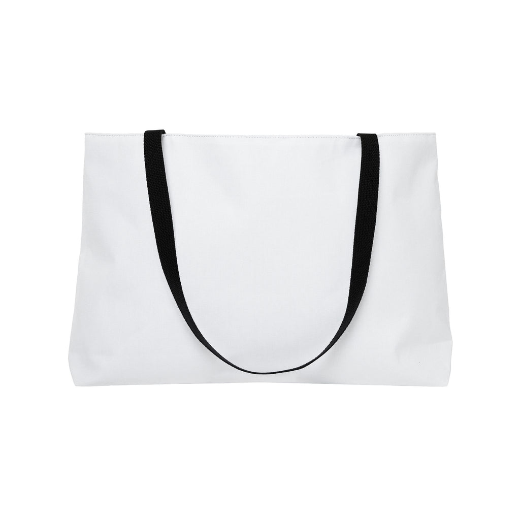 Weekender Tote Bag — 'Hope' Floral Frame Canvas Beach & Travel Bag