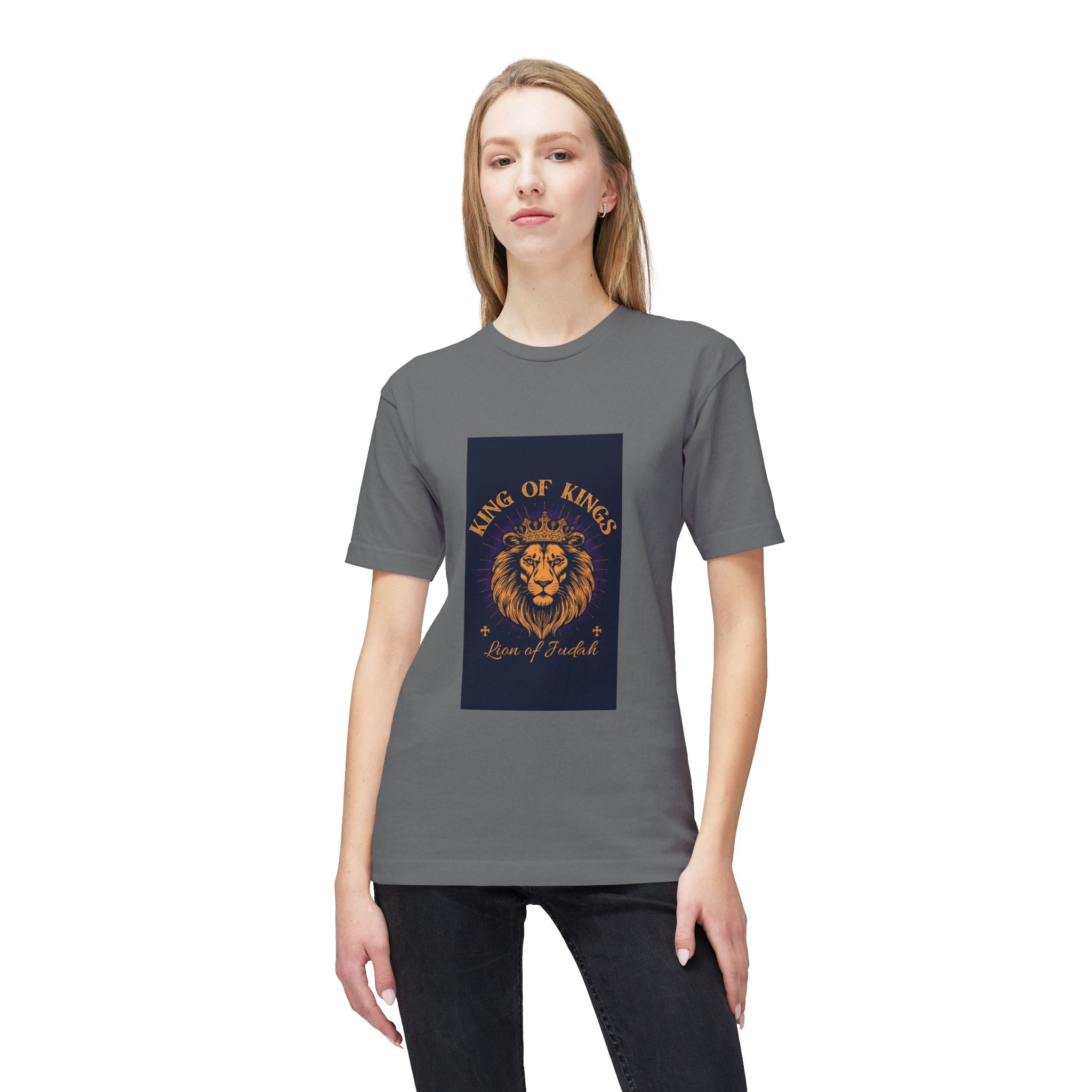 King of Kings Lion T-Shirt – Born of Faith Christian Graphic Tee