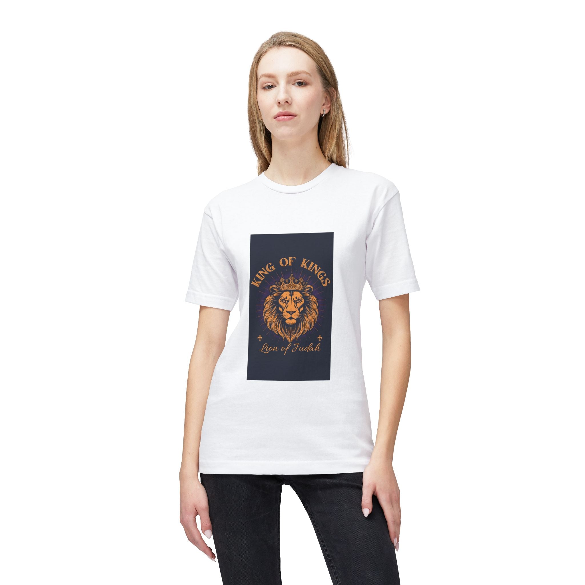 King of Kings Lion T-Shirt – Born of Faith Christian Graphic Tee