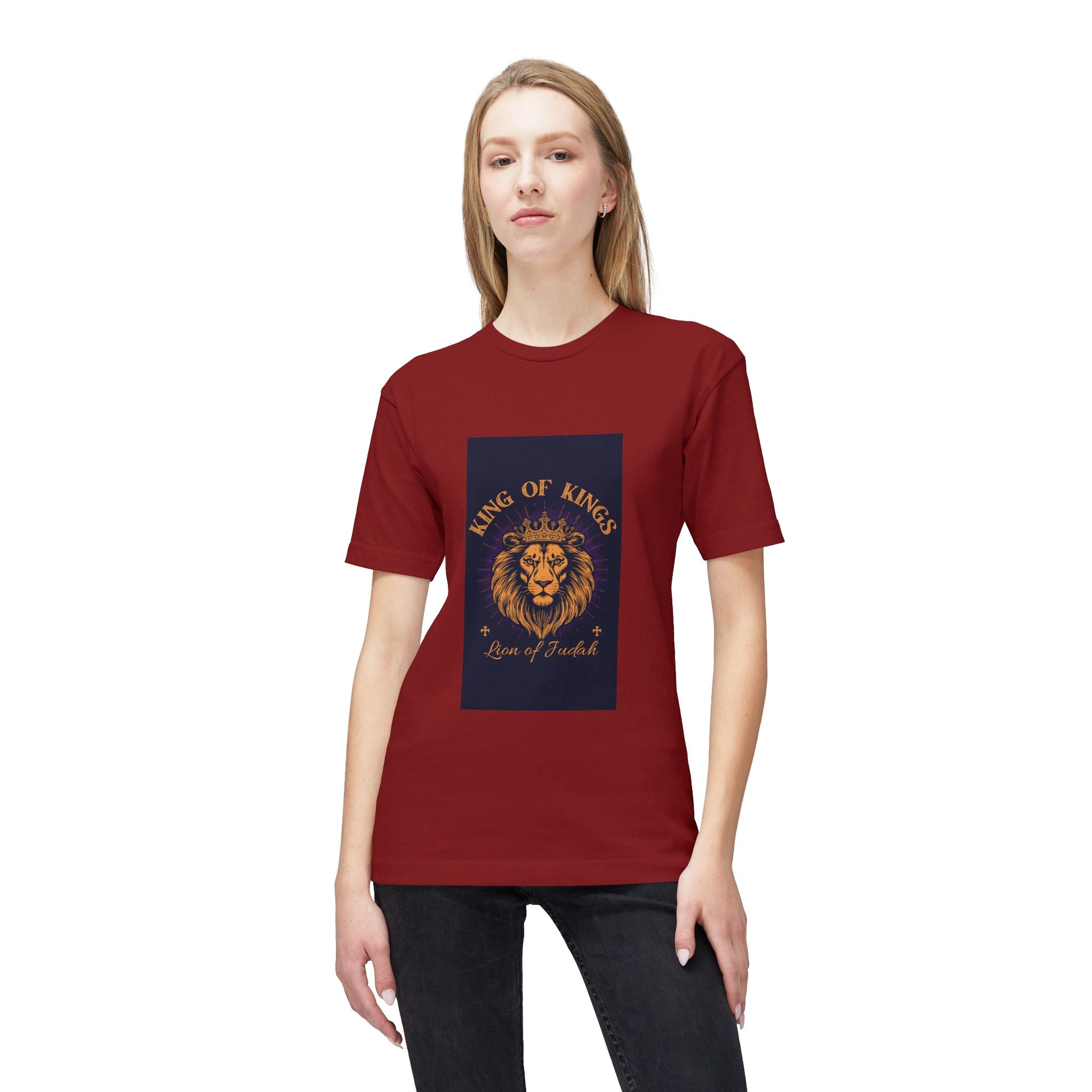 King of Kings Lion T-Shirt – Born of Faith Christian Graphic Tee