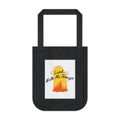 Tote Bag — "Lord Walk Me Through" Sunset Flame Organic Canvas Tote