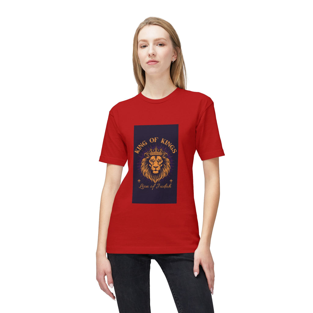 King of Kings Lion T-Shirt – Born of Faith Christian Graphic Tee