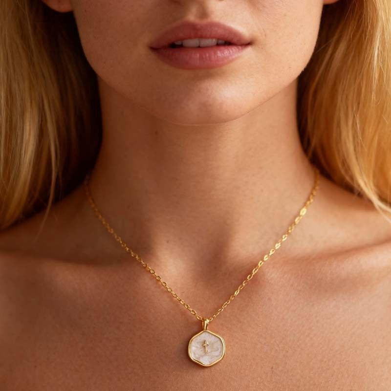 Drip Oil Cross Necklace Women's Cross