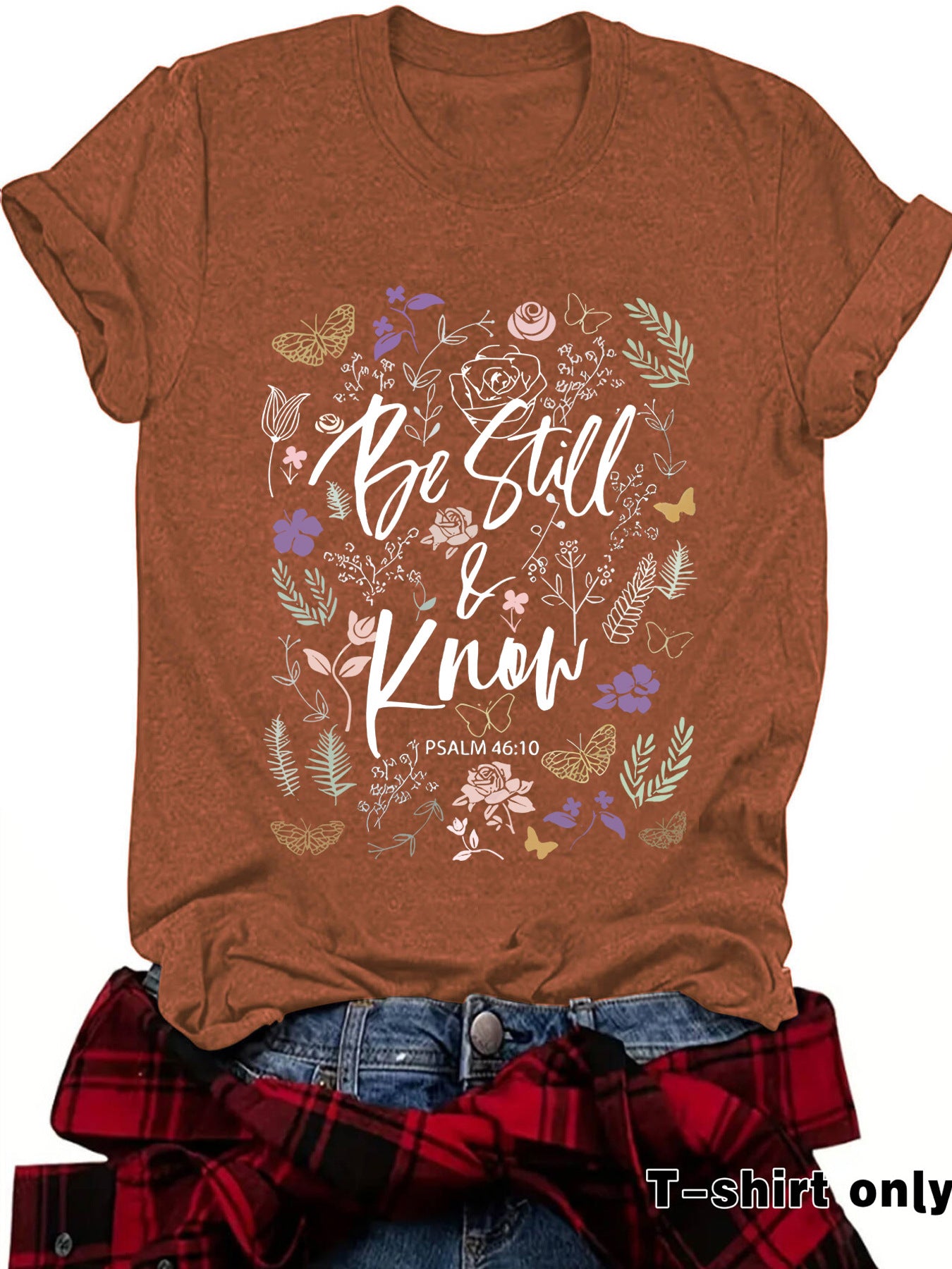 Love in Faith Round Neck Hooded Short Sleeve